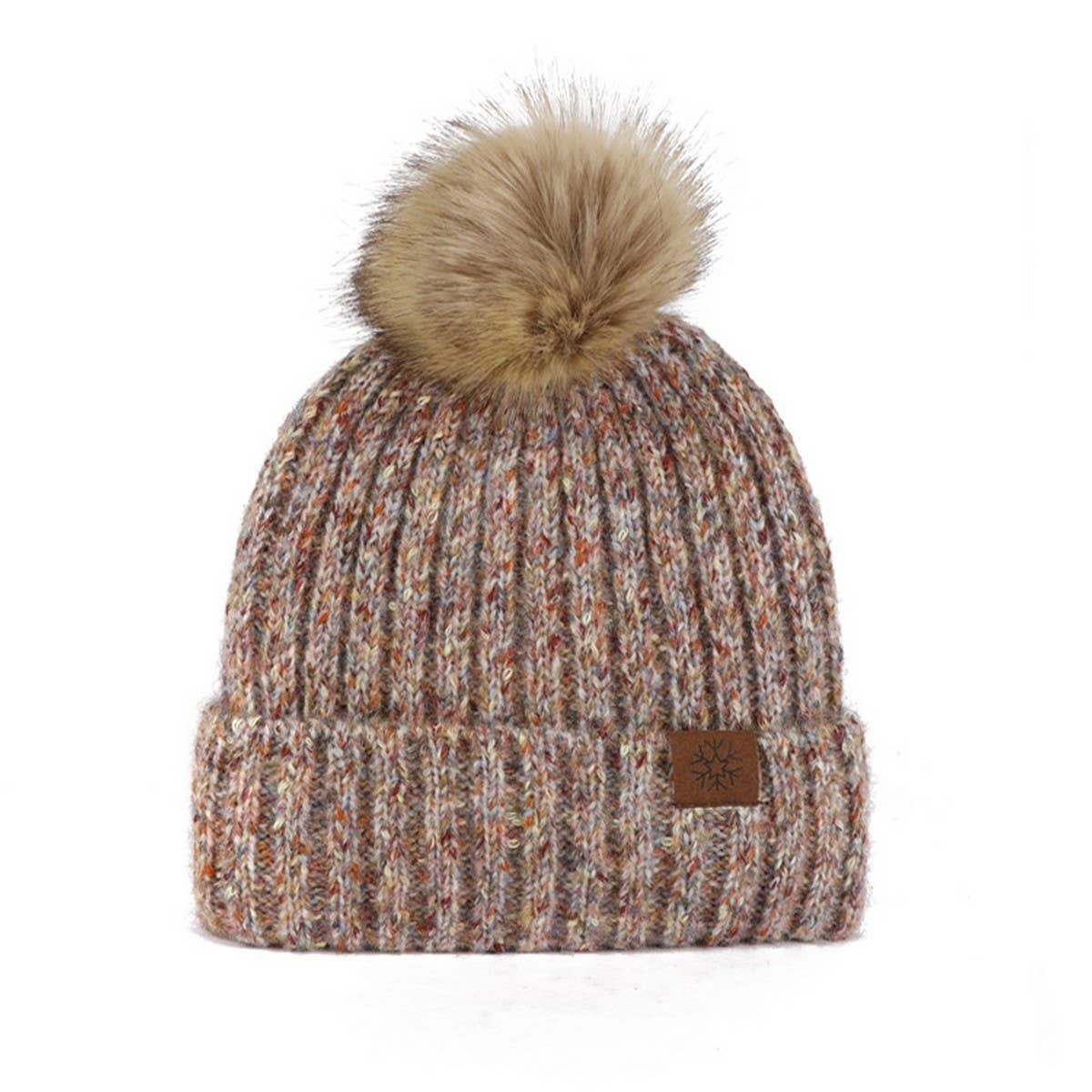 NEW WINTER OUTDOOR WARM PLUSH BALL KNITTED HAT_CWAH2452