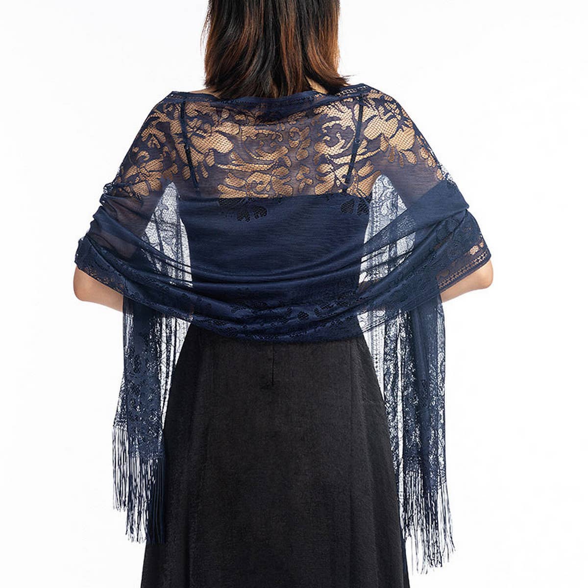 FASHIONABLE EVENING HOLLOW LACE SHAWL_CWASC1072