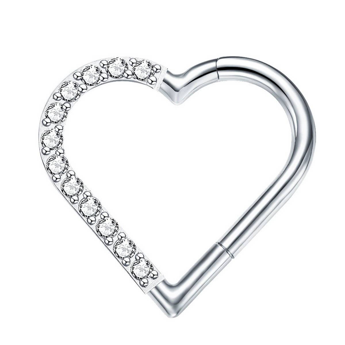 RHINESTONE SEPTUM NOSE RING FOR PIERCING_CWMM9510