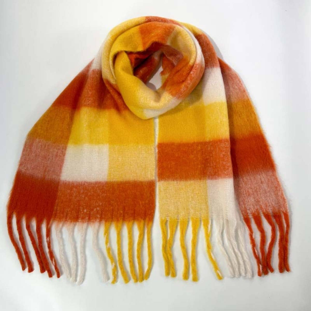 Cwasc1578_Winter Plaid Thickened Warm Scarf Shawl