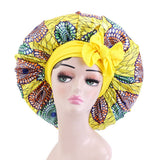 PRINTED STRETCHY RIBBON NIGHTCAP_CWAH1482