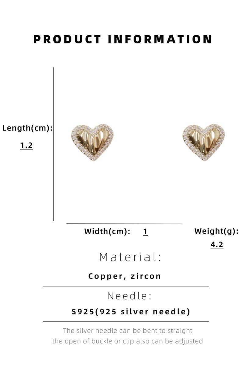 GOLD COLOR HEART EARRINGS_CWAJE0276