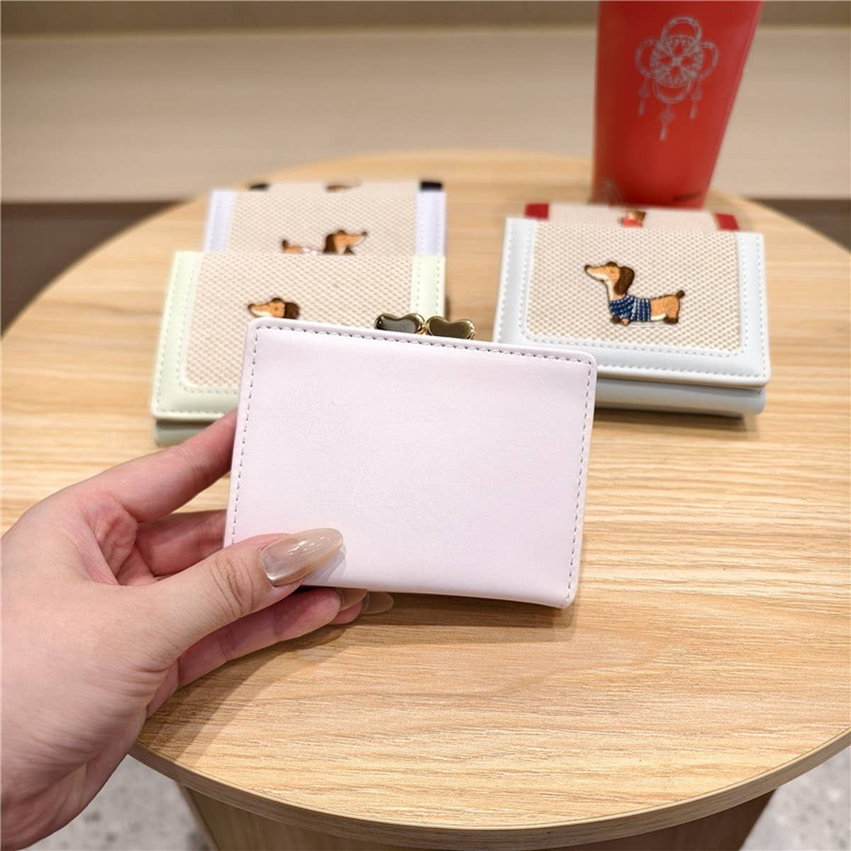 New Pu Embroidered Cartoon 3-Fold Wallet_Cwab06263
