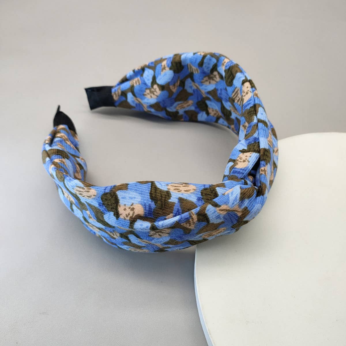 SIMPLE WOOLEN PLEATED HEADBAND_CWAHA2590