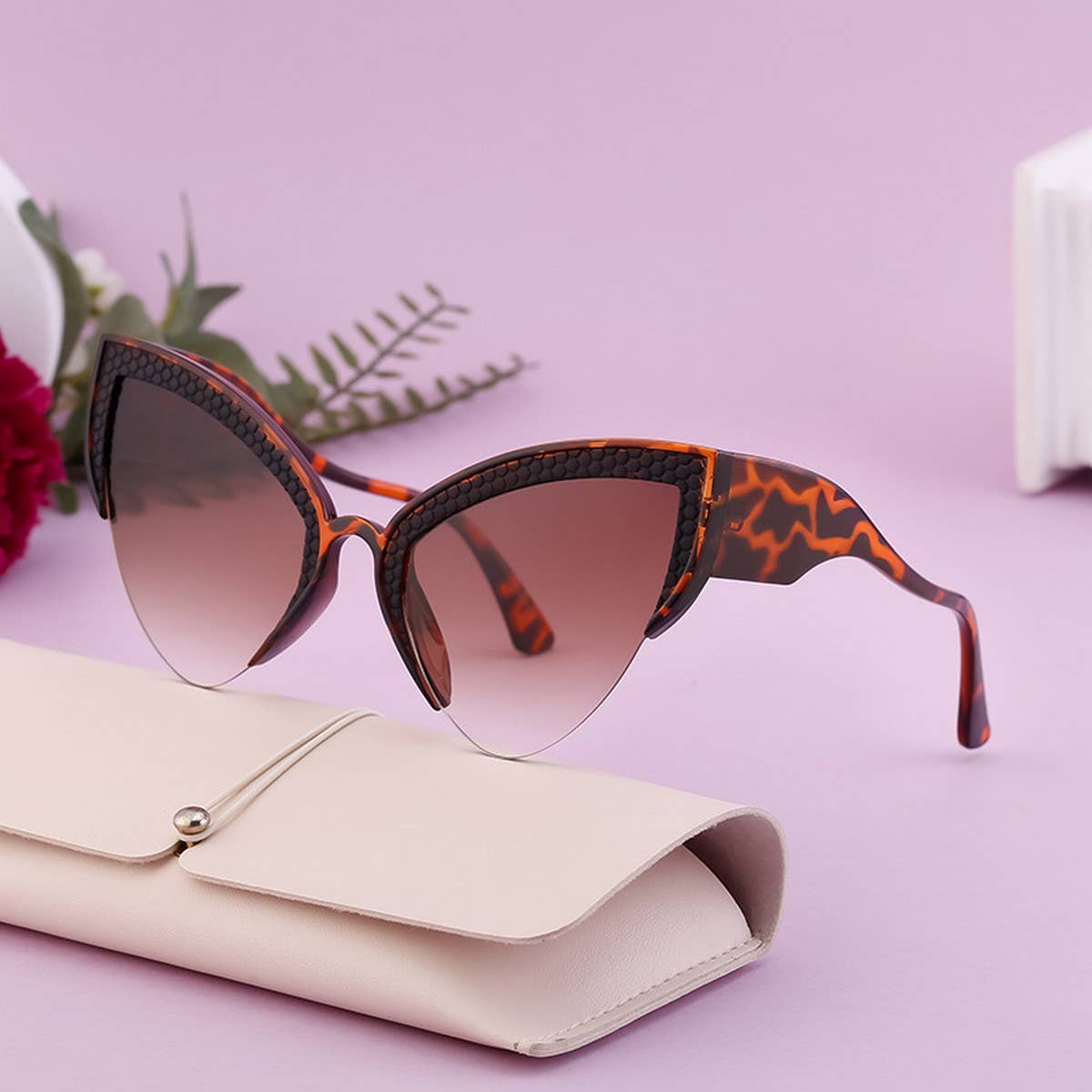 FASHION CAT EYE UV PROTECTION SUNGLASSES_CWASG0750