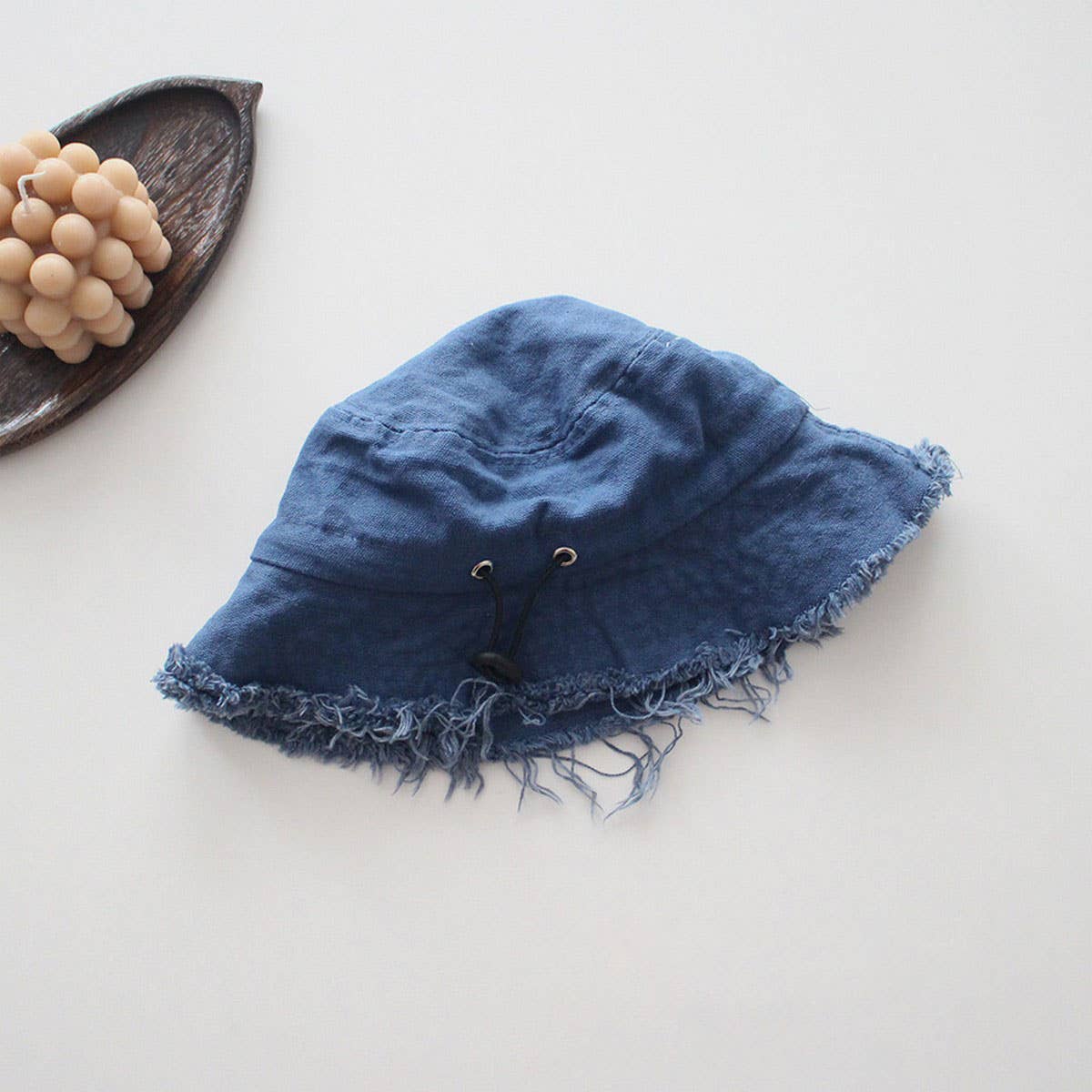 CHILDRENS PERSONALIZED OLD FUR EDGED BUCKET HAT_CWAH2866