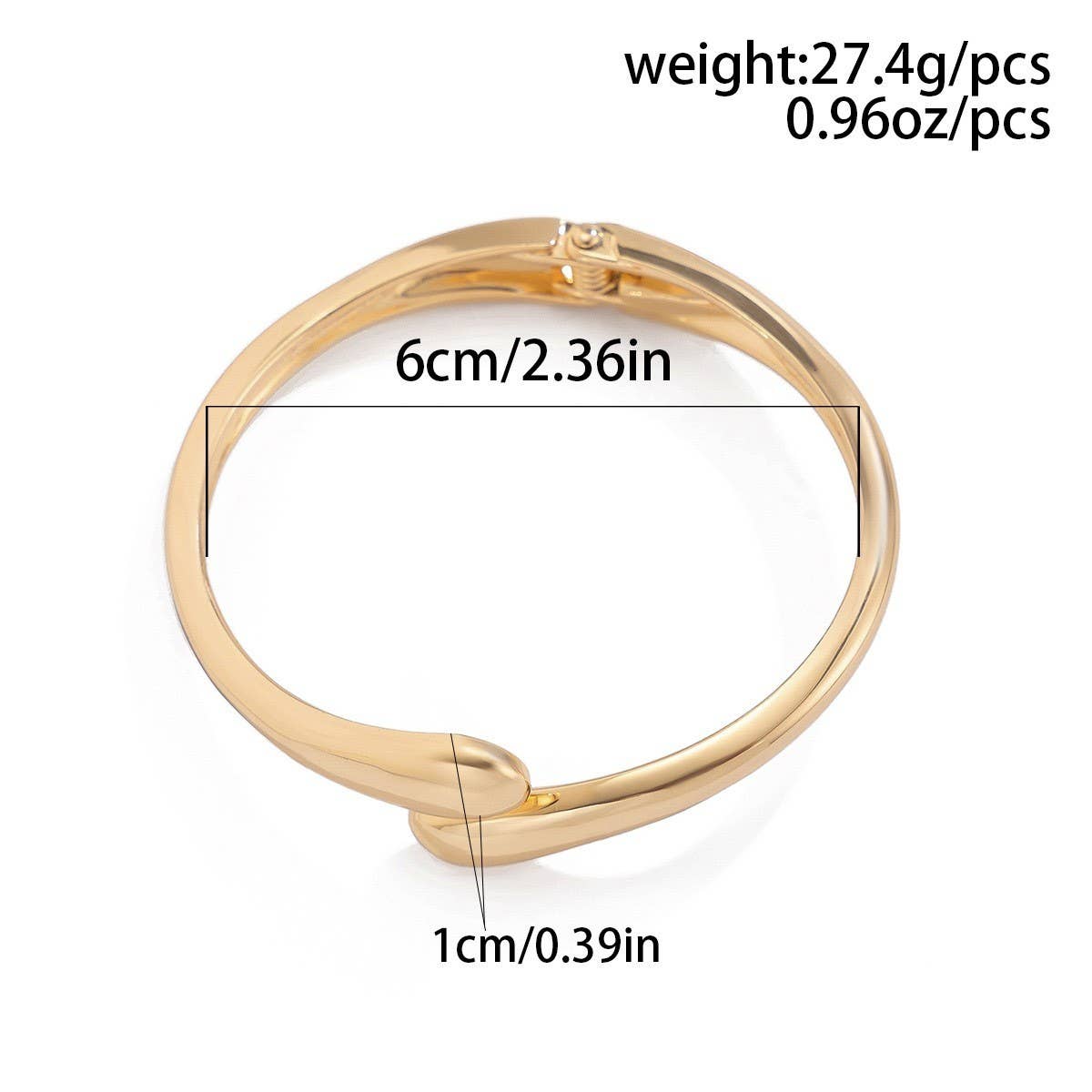 NEW DESIGN FASHION TREND METAL SMOOTH BRACELET_CWMM3081