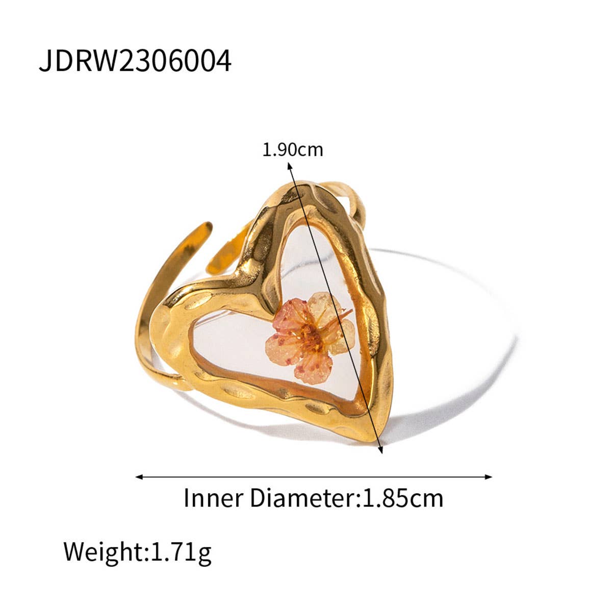 IMMORTAL FLOWER STAINLESS STEEL RINGS FOR WOMEN_CWAJE0610