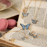 SWEET 3D BUTTERFLY NECKLACE FOR WOMEN_CWMM5658