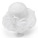 LACE FLOWER TRAVEL SUN HAT_CWAH1494