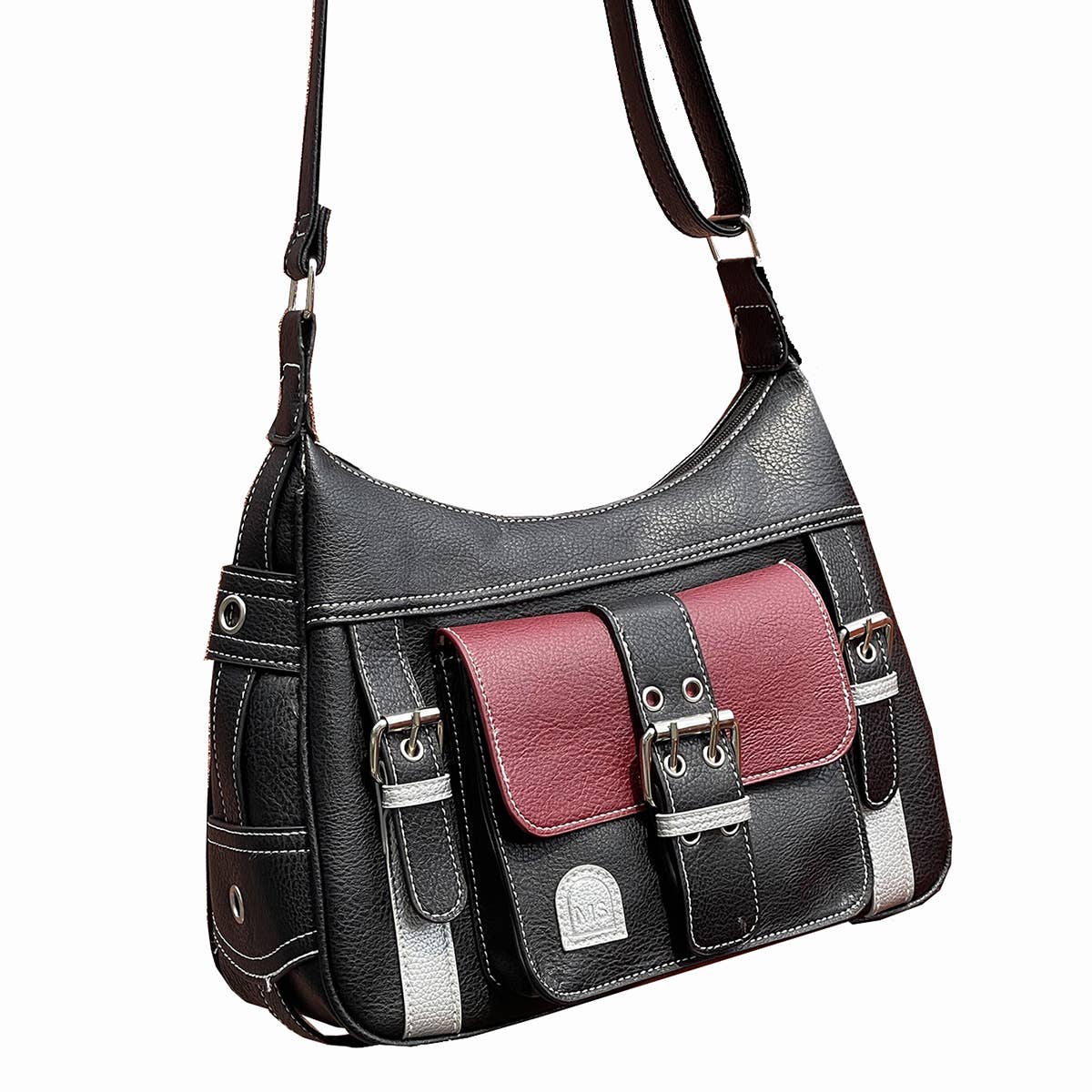 Women Contrast Bag Crossbody Bag_Cwab0974