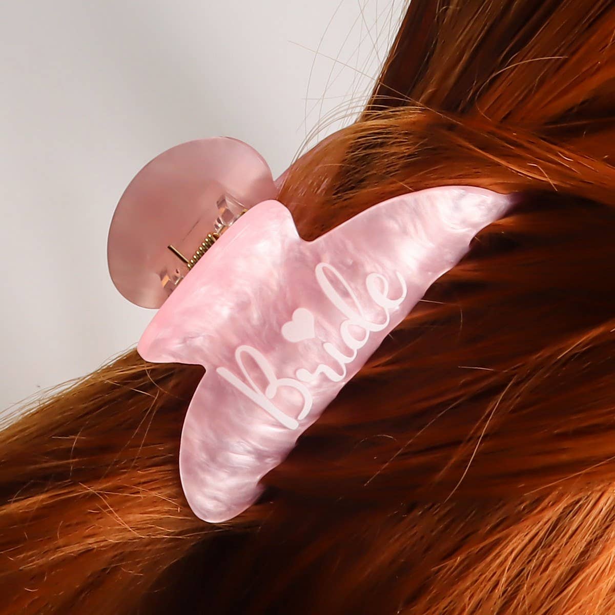 Cwaha1314_Simple Hair Claw Clip With Lettering Print