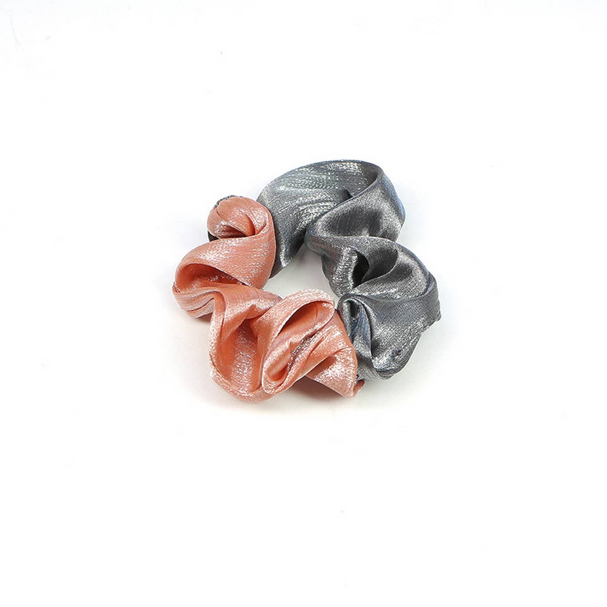 NEW CONTRASTING COLOR SPLICED SILVER HAIR ROPE_CWAHA1020