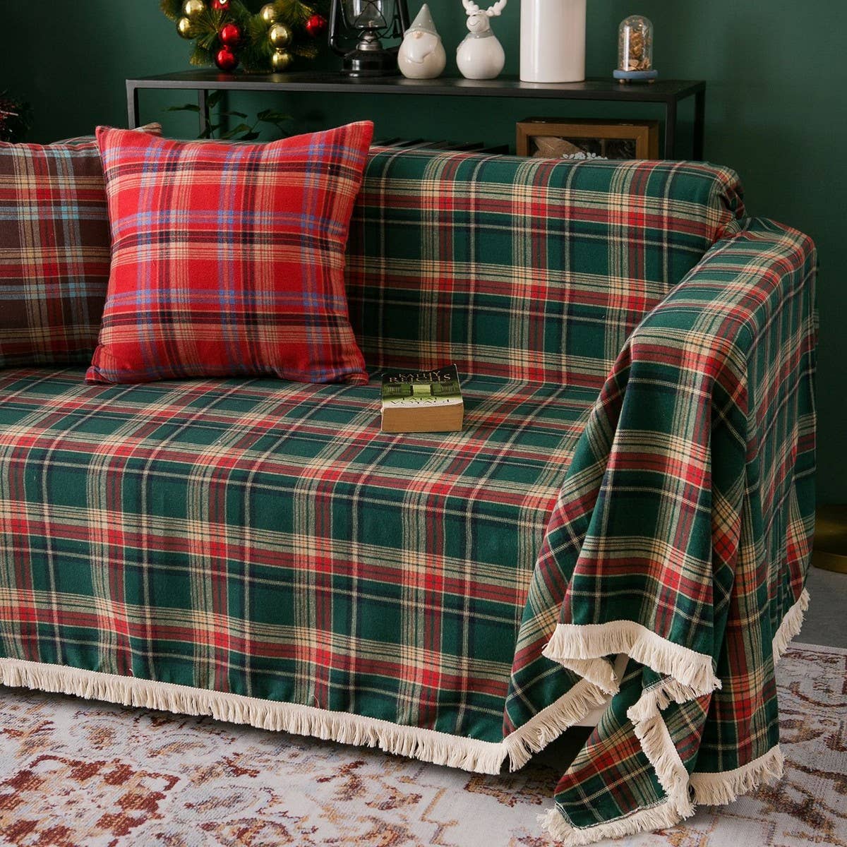 CHRISTMAS RETRO MULTIFUNCTIONAL SOFA THROW_CWMM1649