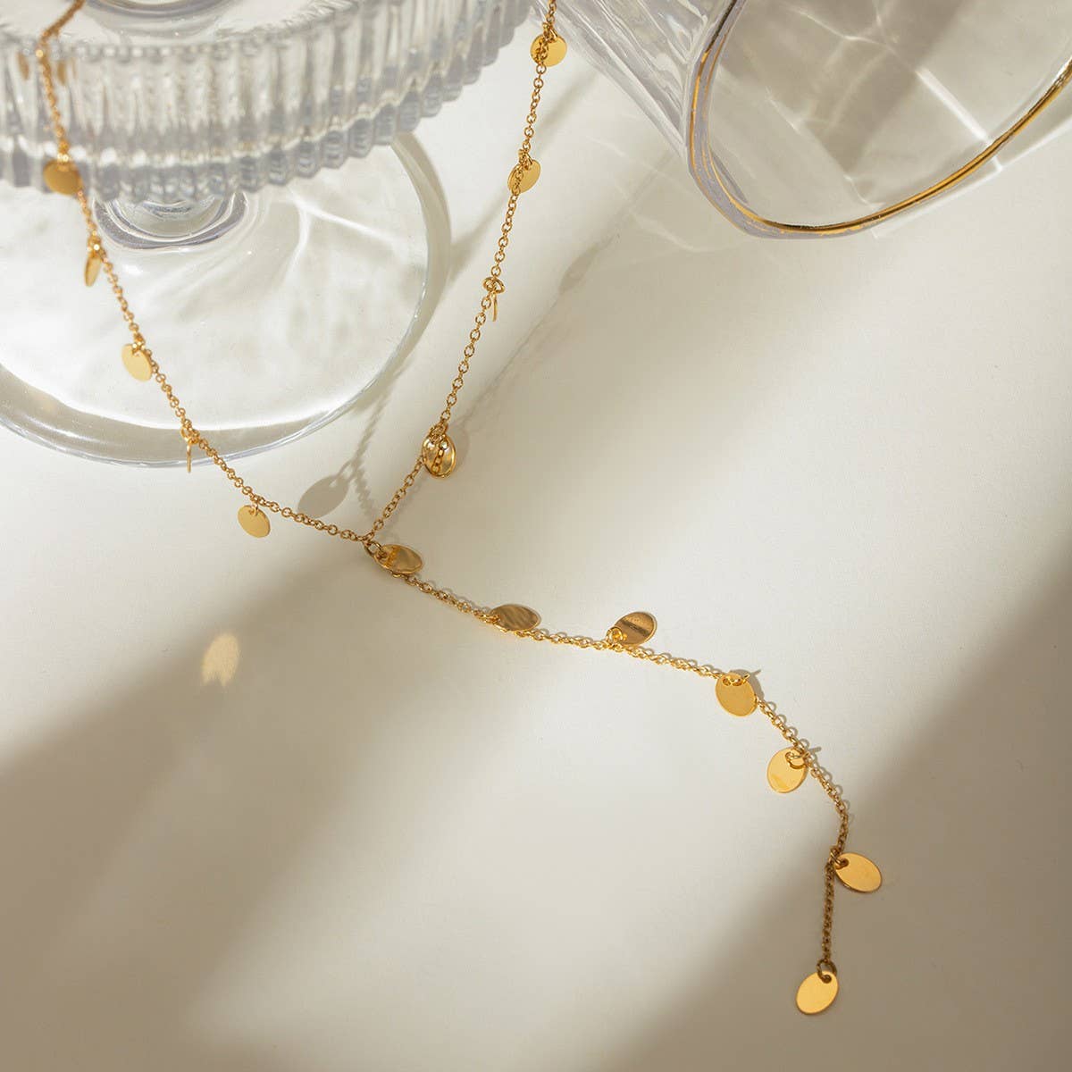 DIAMOND TASSEL PENDANT Y SHAPED LUXURY NECKLACE_CWAJE1888