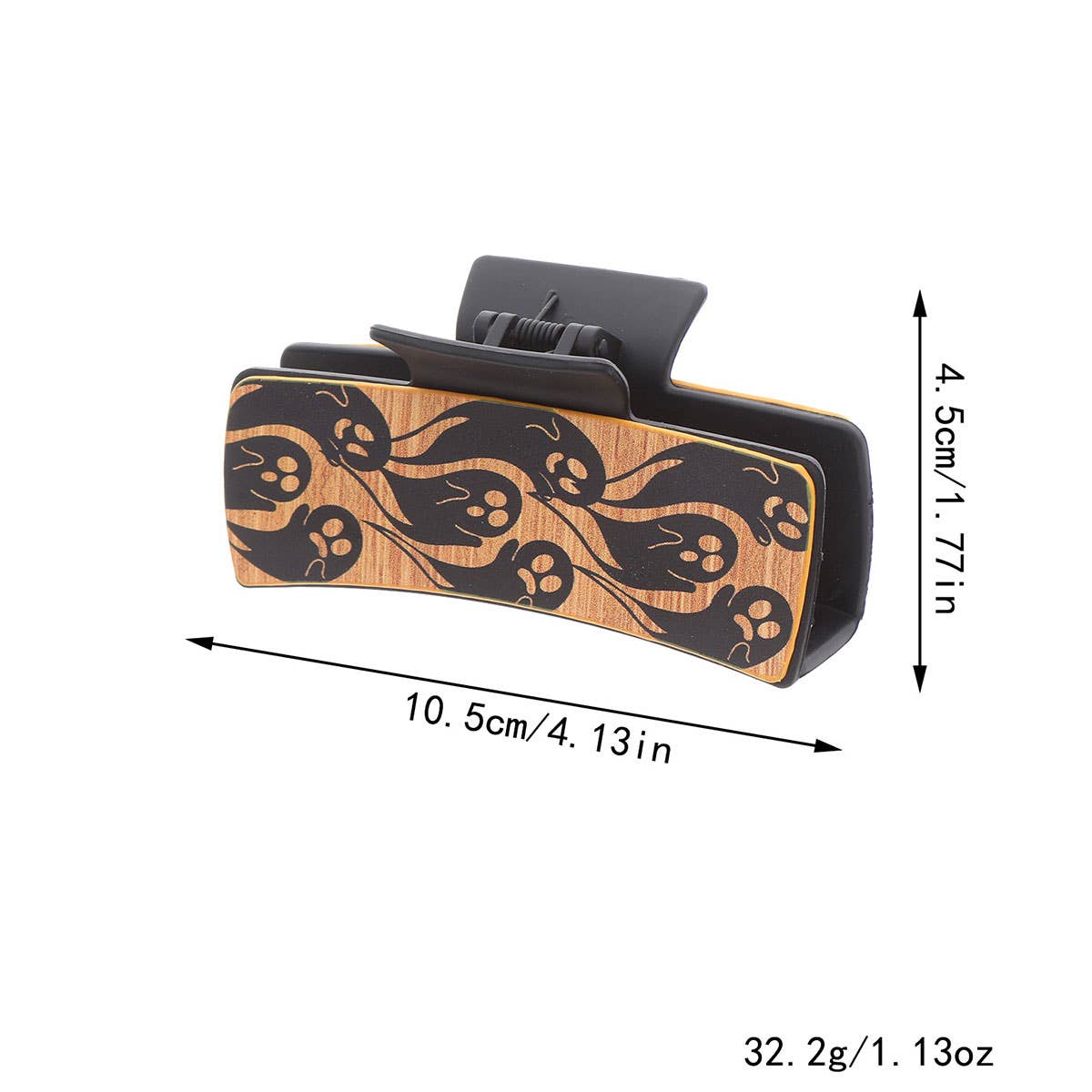 Vintage Dark Leather Vintage Dark Leather Hairclip_Cwasc1617