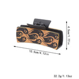 Vintage Dark Leather Vintage Dark Leather Hairclip_Cwasc1617