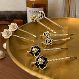 CAMELLIA PEARL HAIR PIN WITH RHINESTONES_CWAHA1211