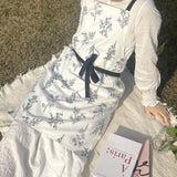 PURE COTTON CANVAS DRAWSTRING APRON_CWMM5809