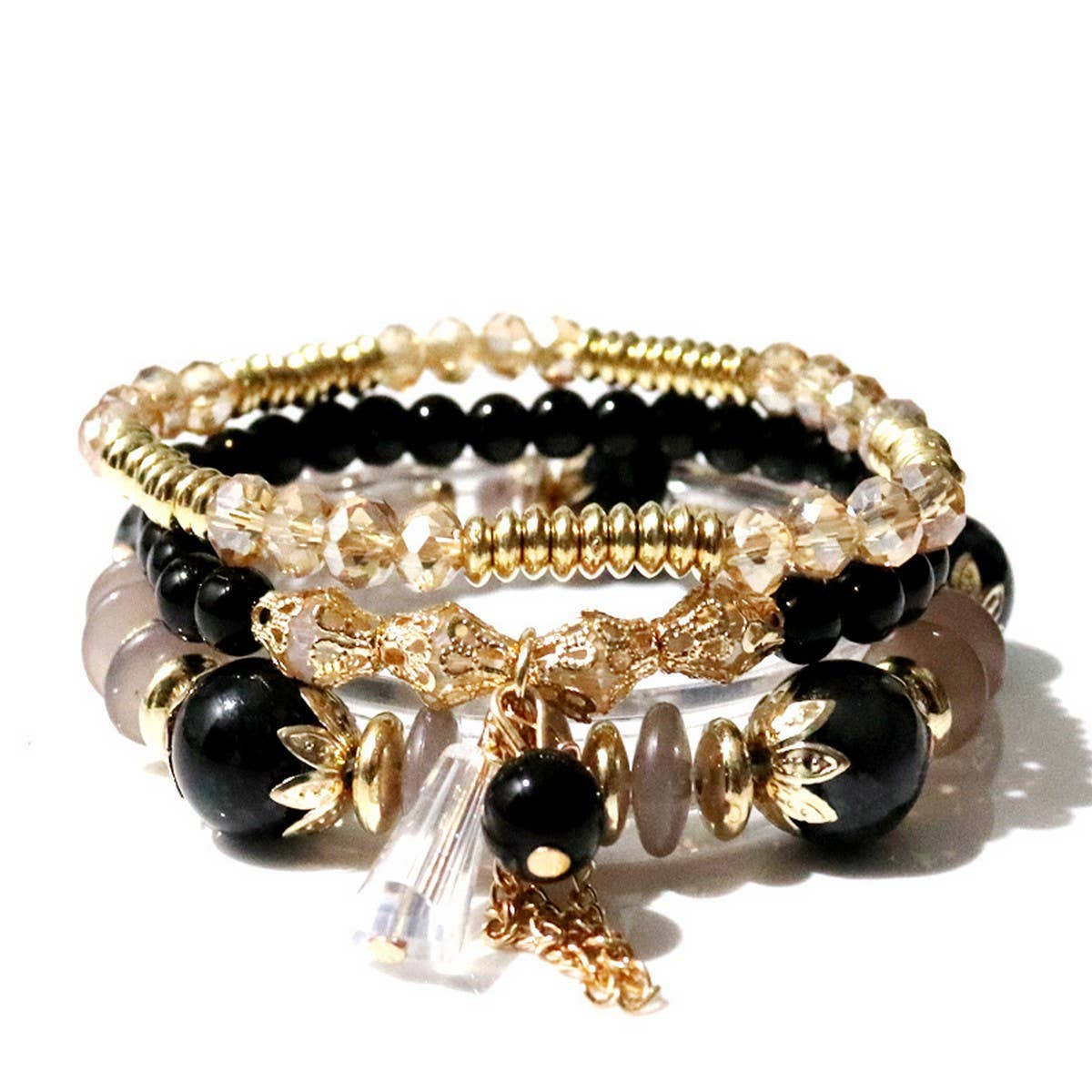 BOHEMIAN MULTI LAYERED CRYSTAL FASHION BRACELET_CWASC0699