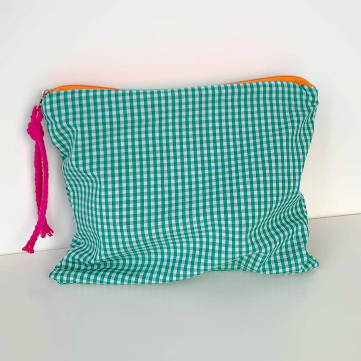 SIMPLE PLAID COLOR PENCIL CASE COSMETIC BAG_CWAB1038