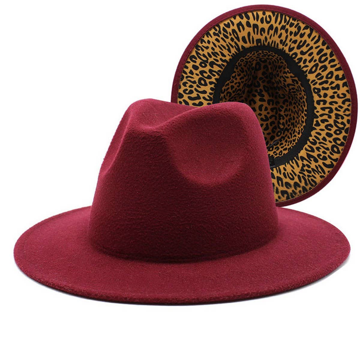 THICKENED DOUBLE SIDED HAT TWO COLOR JAZZ HAT_CWAH2536