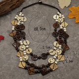 EXOTIC ETHNIC RETRO COCONUT SHELL SWEATER CHAIN_CWMM4390