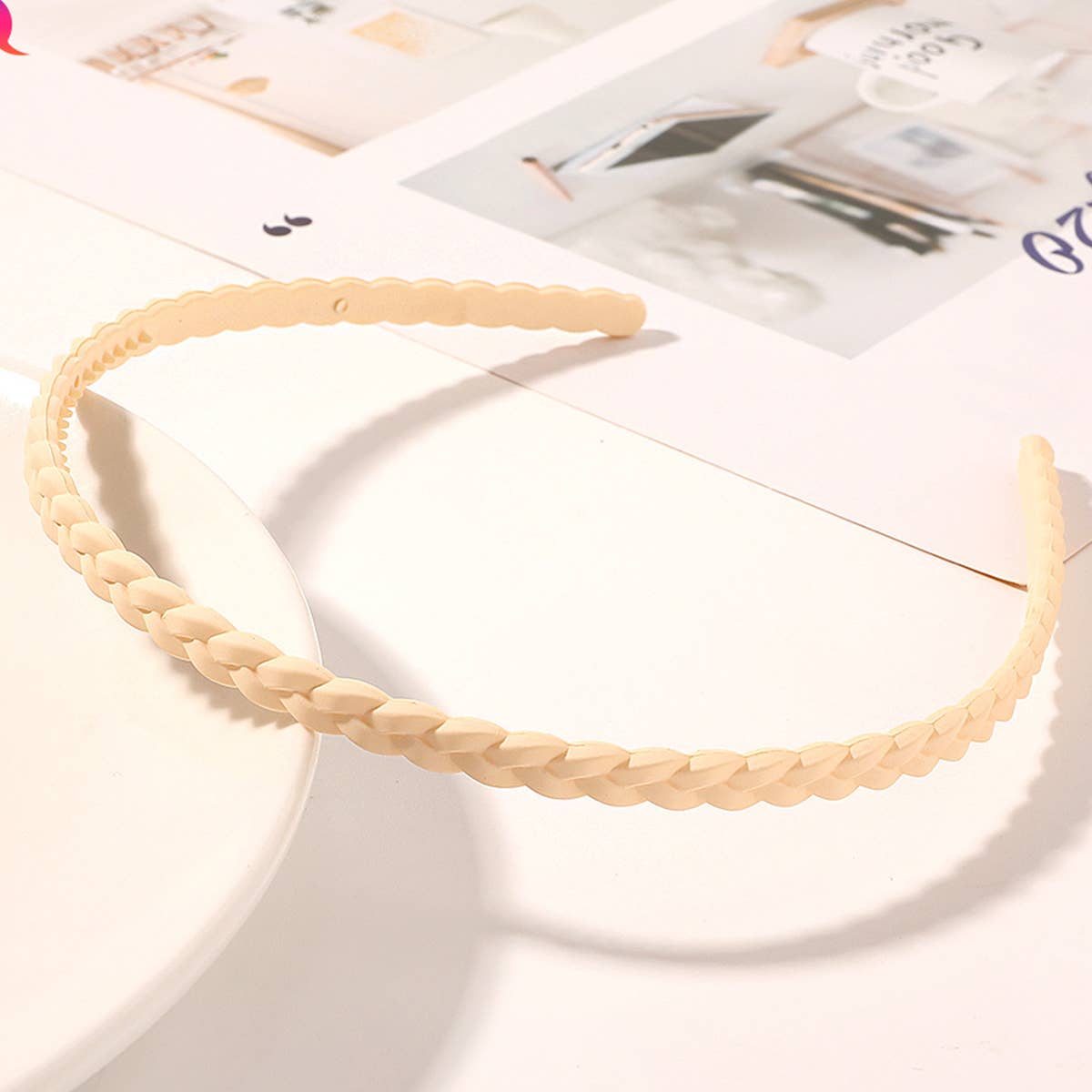 BRAIDED DESIGN HEADBAND_CWAHA0216