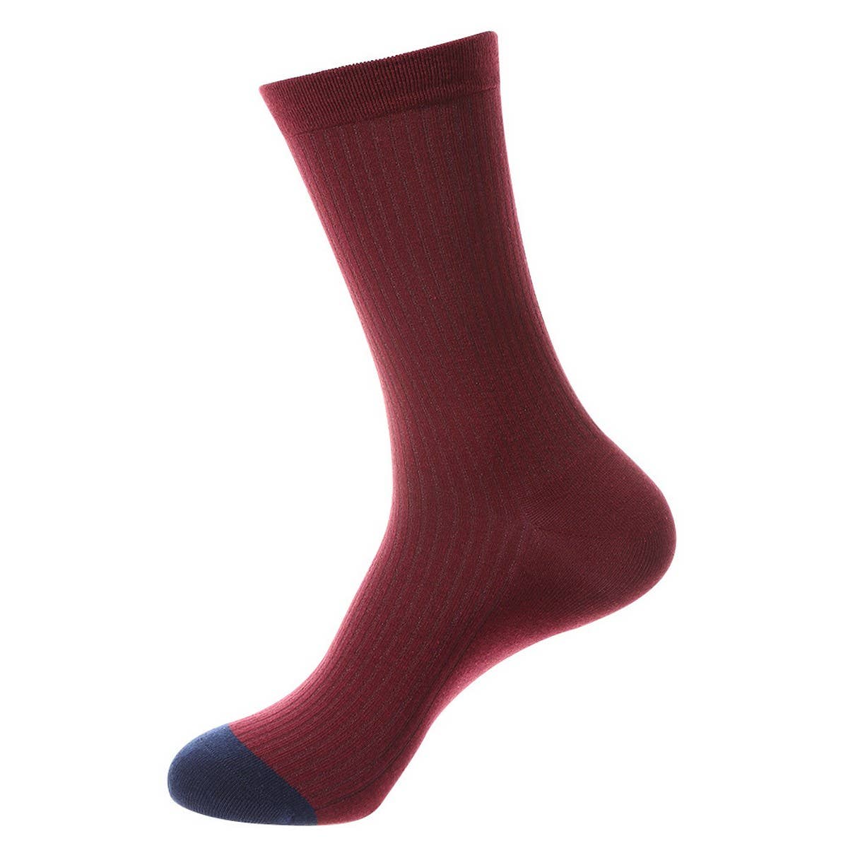 MENS CASUAL SOLID COLOR MID CALF SOCKS_CWMS1026