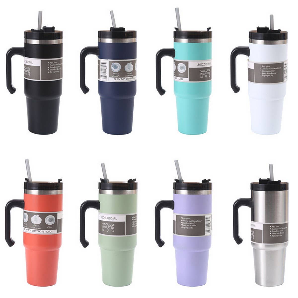 20OZ 30OZ CAR CUP SINGLE DOUBLE HANDLE INSULATED_CWMM7919