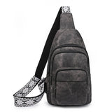 2024 NEW SIMPLE PU WAIST BAG MESSENGER BAG_CWAB2711