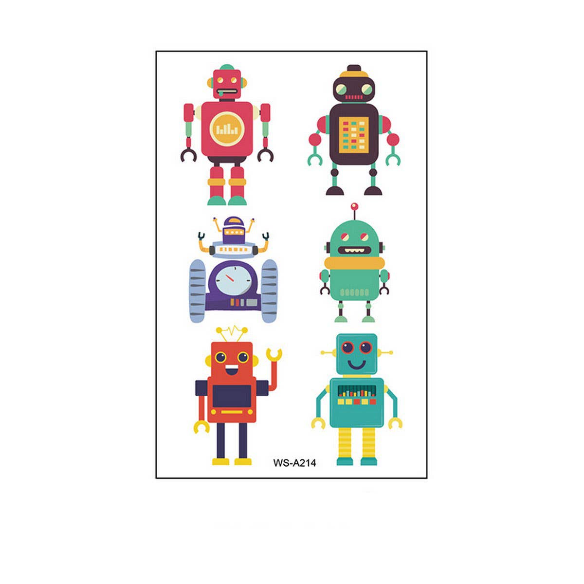 CUTE WATERPROOF TEMPORARY TATTOO STICKERS SET_CWMM8372