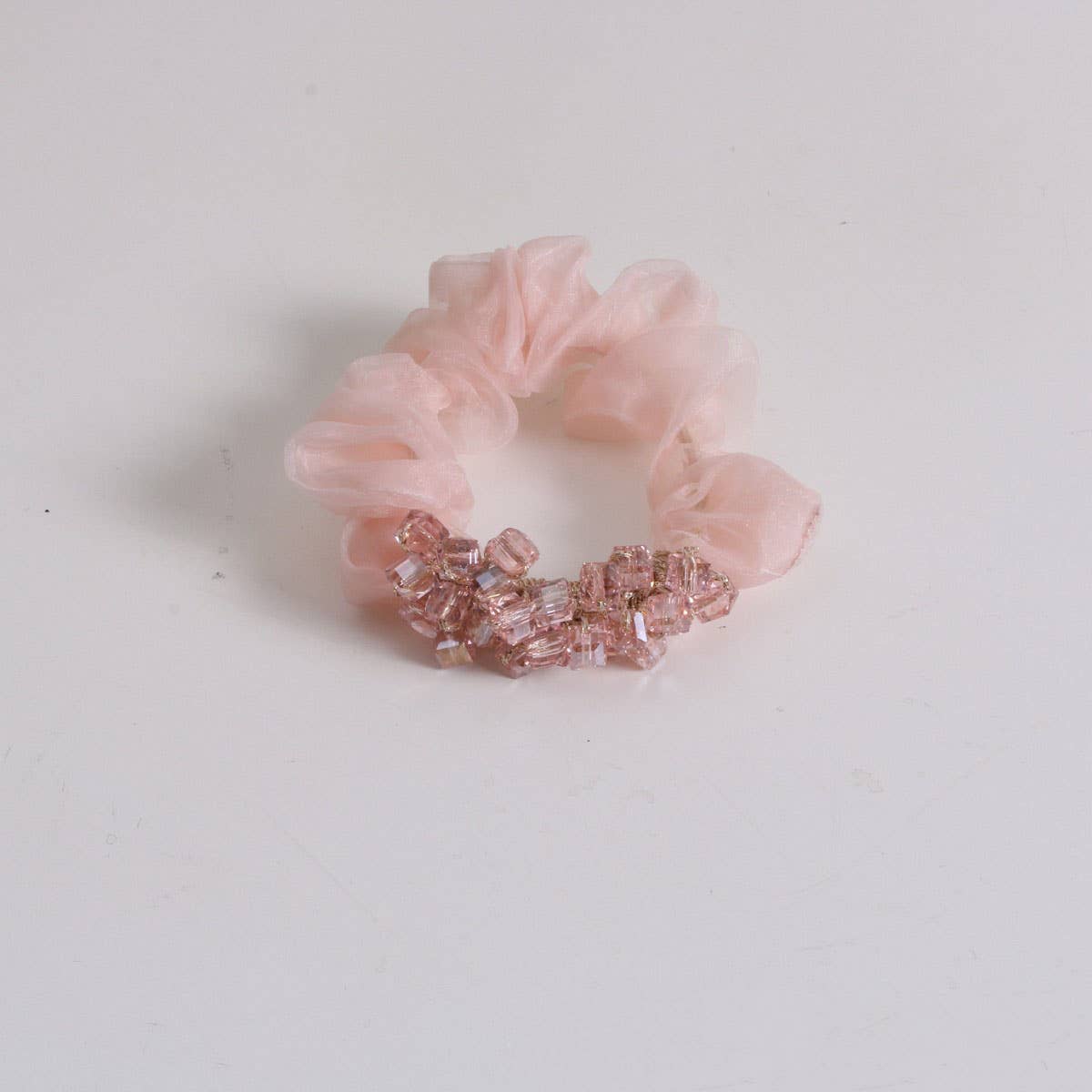 SIMPLE ORGANZA HAIR TIE ELEGANT SOFT HIGH ELASTIC_CWAHA6782