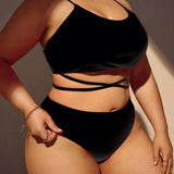 SEXY PLUS SIZE BIKINI 3 SET HIGH WAIST SWIMSUIT_CWMW0213