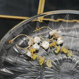 Womens High-End Natural Pearl Earrings