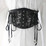 Women Lace Elastic Waist Belt_Cwabe0267