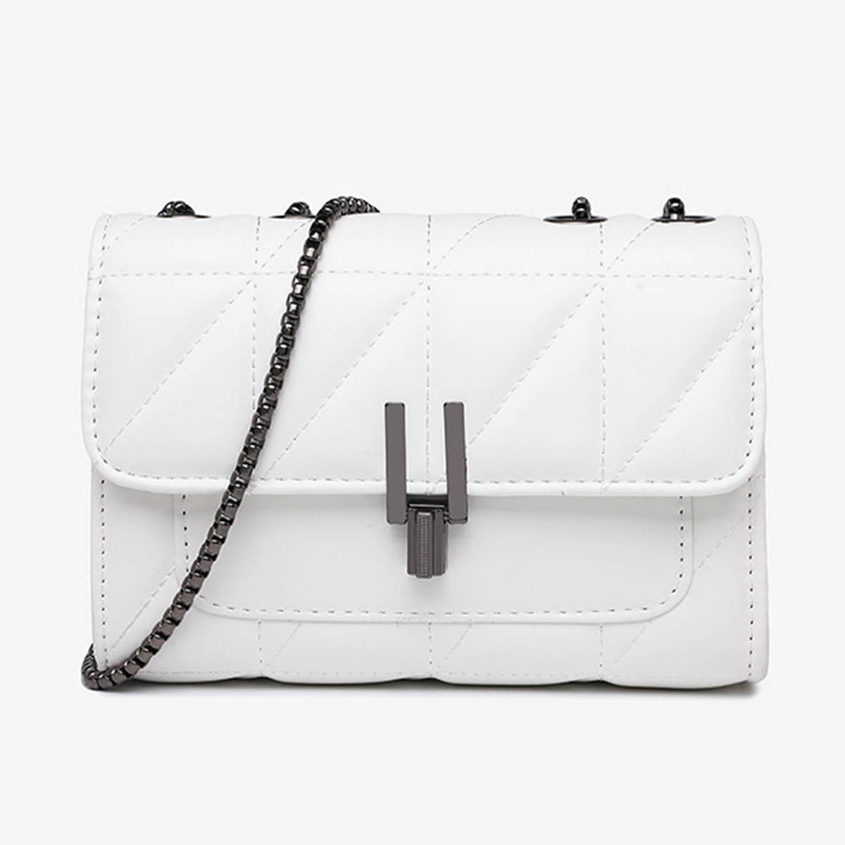 SMALL FRAGRANT STYLE RHOMBUS CHAIN BAG SHOULDER BAG_CUAB0163