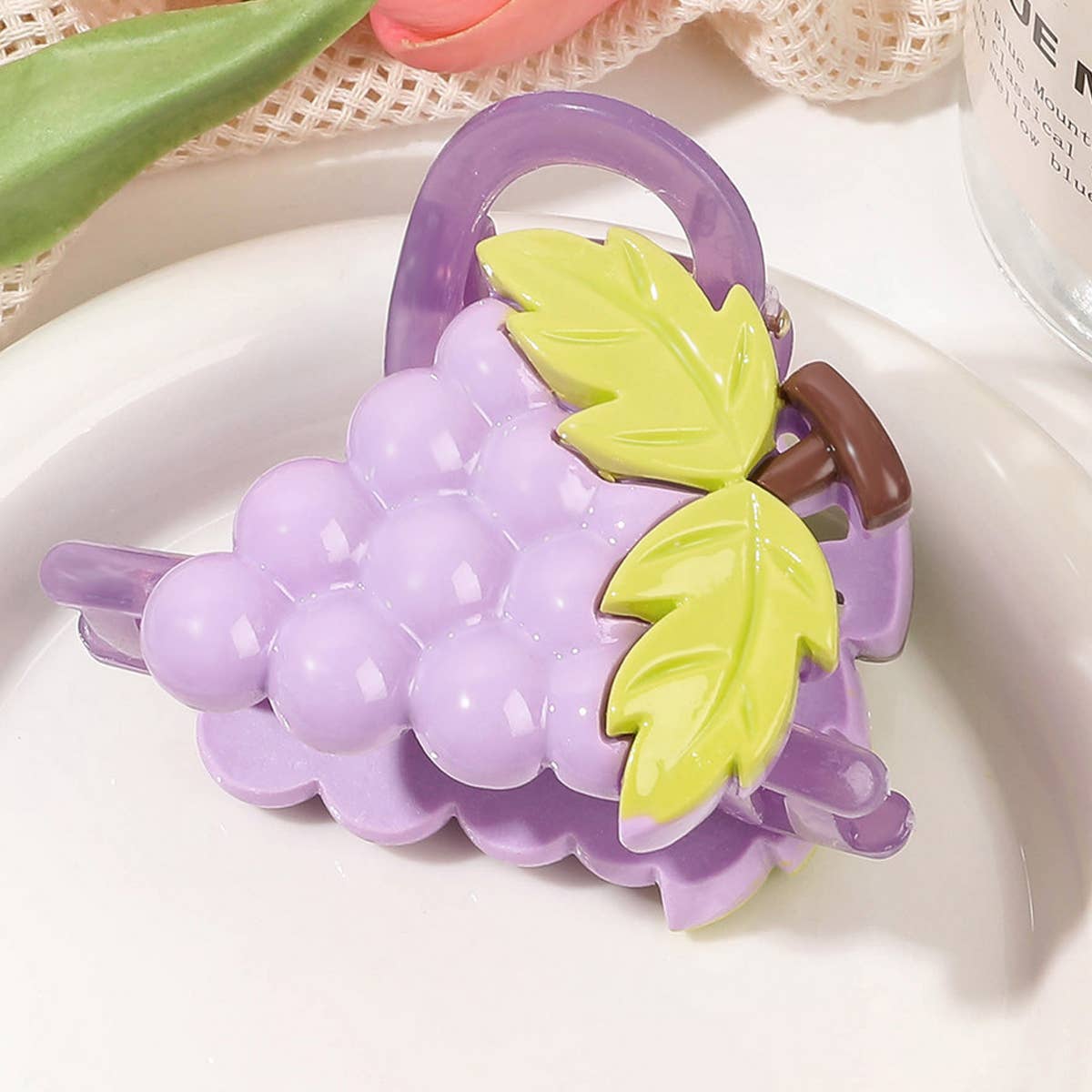 FRESH FRUIT SHARK HAIR CLAW FOR BUN CUTE HAIR CLIP_CWAHA1638