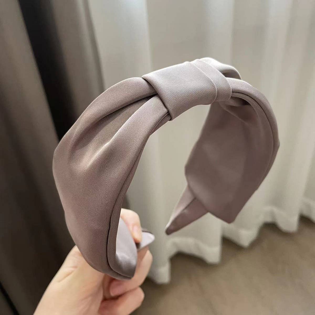 BOW ELEGANT SOLID COLOR HEADBAND_CWAHA2852