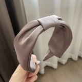 BOW ELEGANT SOLID COLOR HEADBAND_CWAHA2852
