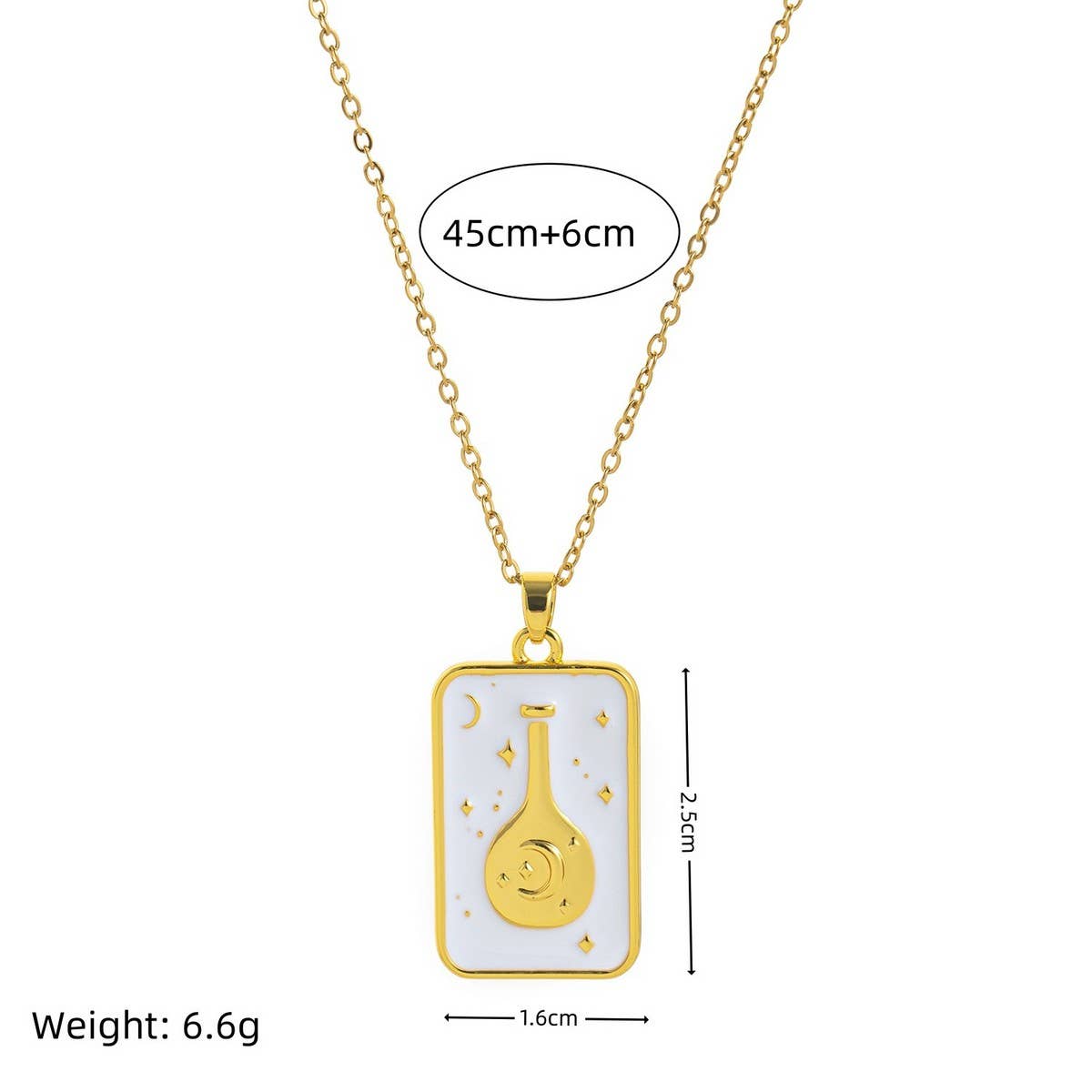 HIGH END RETRO TAROT CLAVICLE NECKLACE FOR WOMEN_CWMM3910