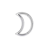 Titanium Seamless Spike Nose Ring Piercing_Cwmm9514