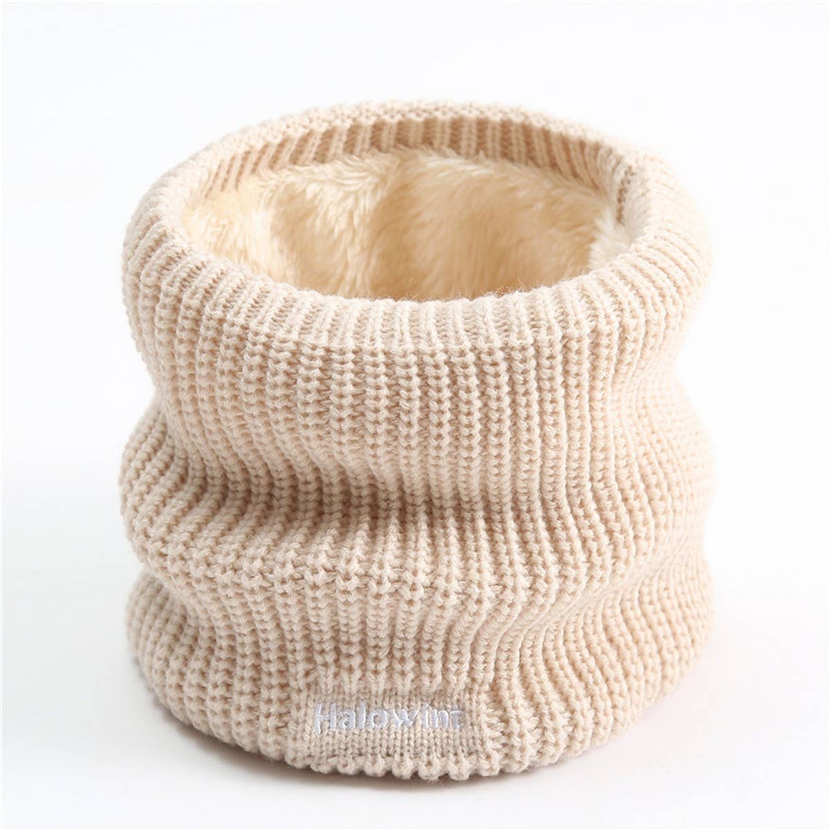 SOLID COLOR EMBROIDERED LETTERS SIMPLE NECK GAITER_CWASC1040