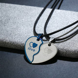 DETACHABLE HEART STAINLESS STEEL NECKLACE_CWMM4604