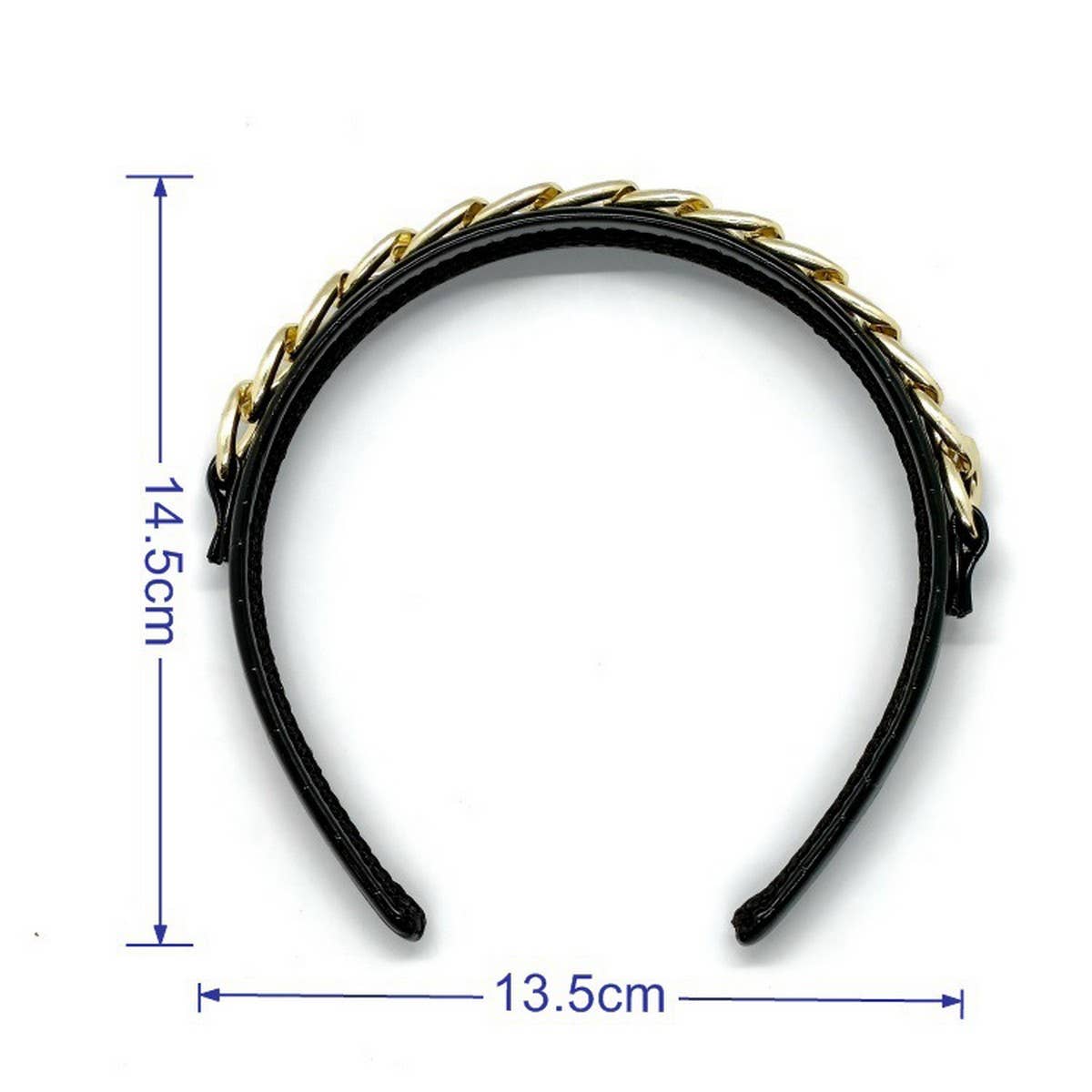NEW CLASSIC CROC CHAIN PUNK ELEGANT HEADBAND_CWAHA6322