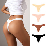 SOLID COLOR ICE SILK T LINE UNDERWEAR_CWMU0279