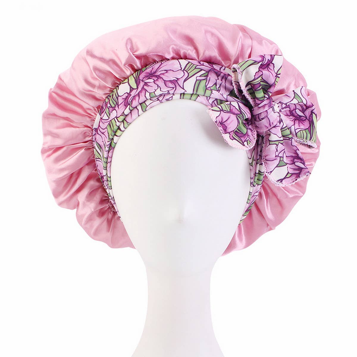 PRINTED LONG RIBBON BOW DING NIGHT CAP_CWAH1474