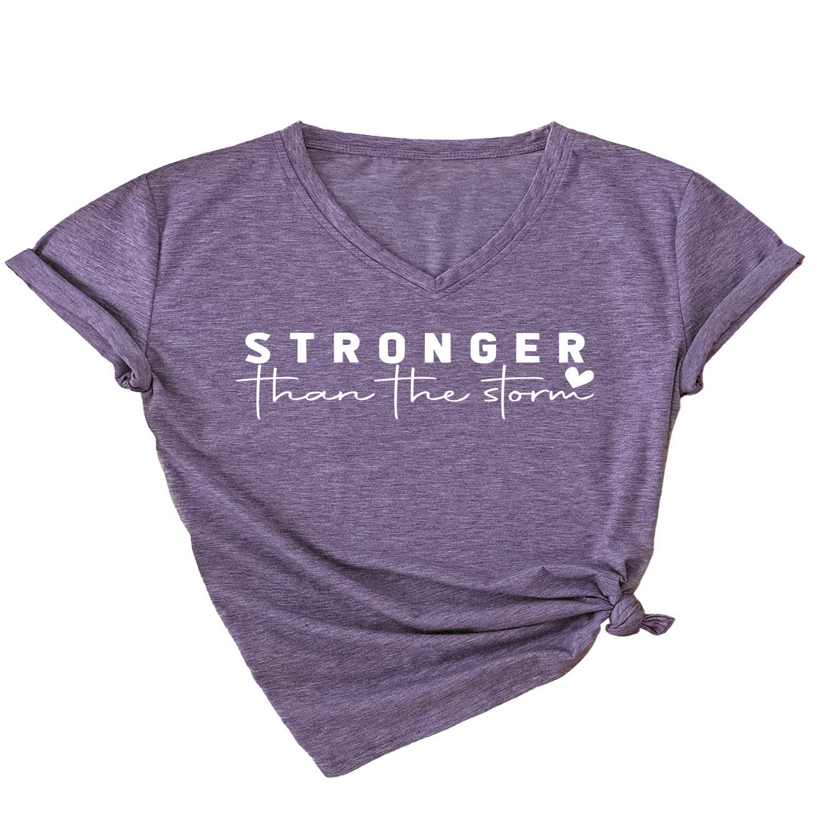 BASIC V NECK TEE FOR WOMEN SOFT AND STYLISH_CWTTS1470