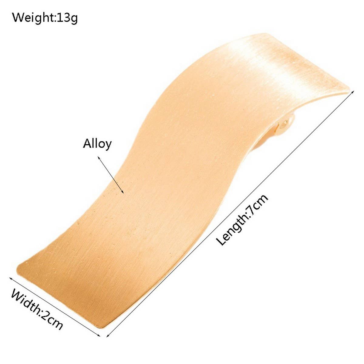 MINIMALIST GEOMETRIC METAL HAIR CLIP FOR WOMEN_CWAHA6198