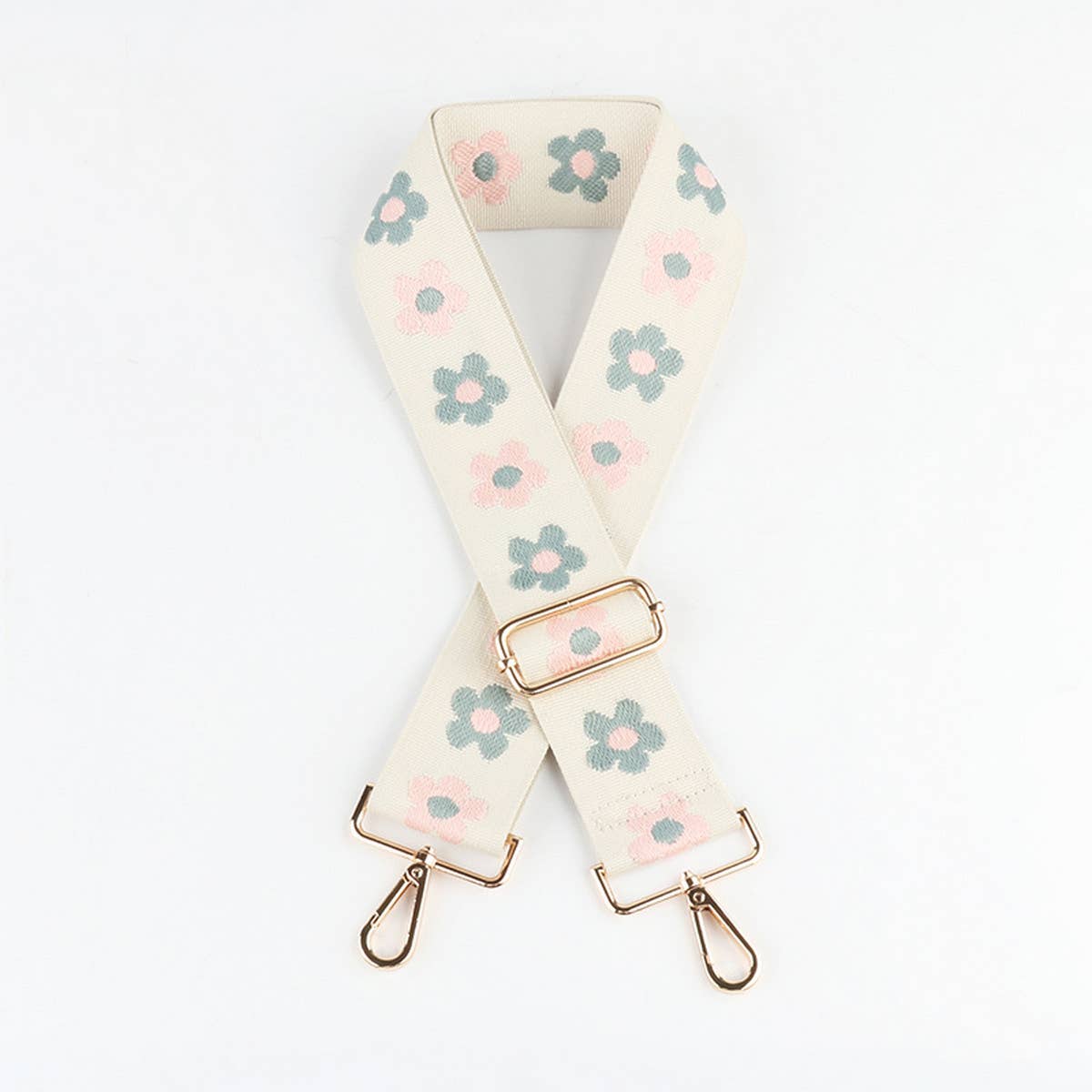 NEW FLORAL EMBROIDERED BAG STRAP_CWMM1048